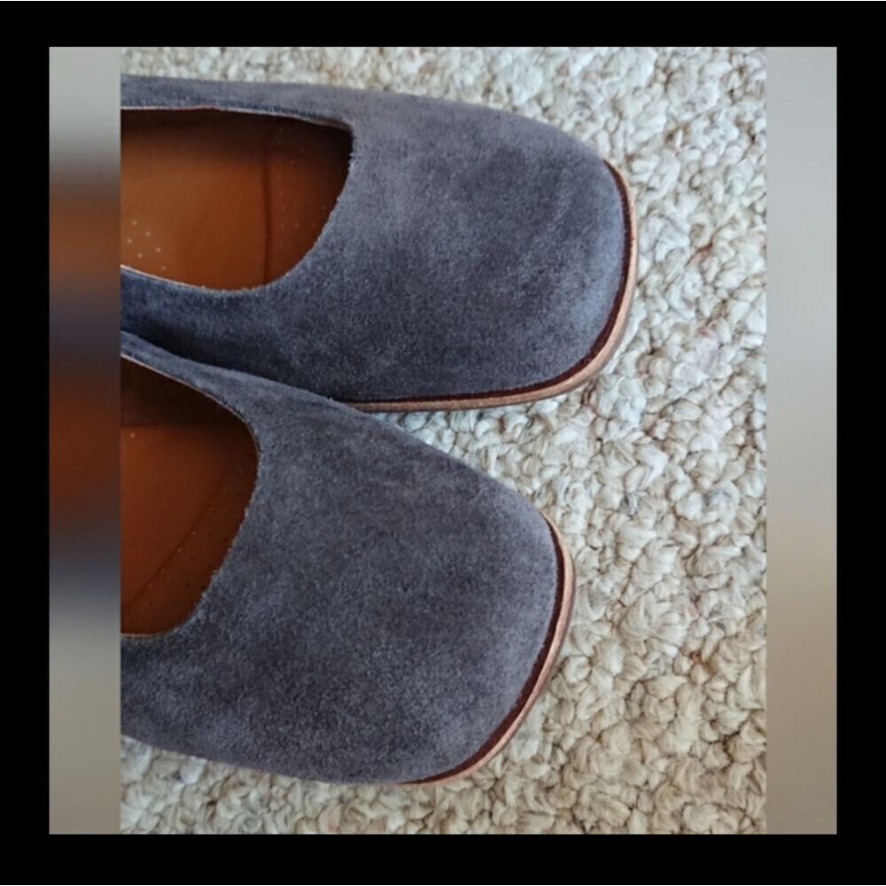 KORK-EASE Prato Suede Mary Jane Flat In Dark Grey size 6.5M - Picture 6 of 14
